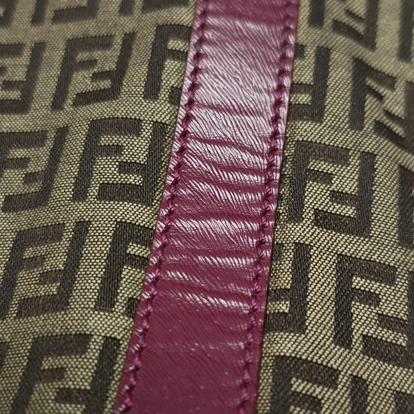 Monogram Canvas Tote Bag Brown