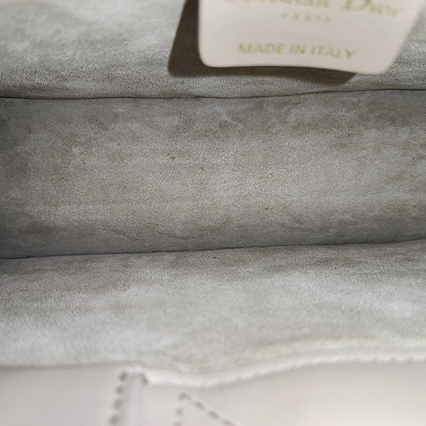 Book Tote Mini Cannage Calfskin Beige