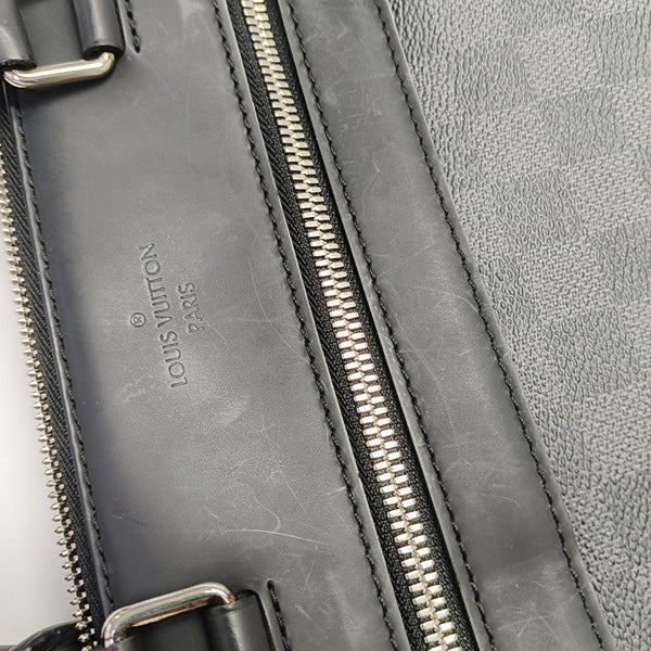 PORTE-DOCUMENTS Damier Graphite Coated Canvas Black