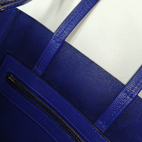VERTICAL CABAS Mini Calfskin Blue