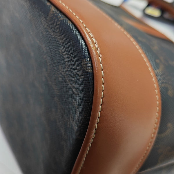 TRIOMPHE CANVAS Medium Coated Canvas Brown