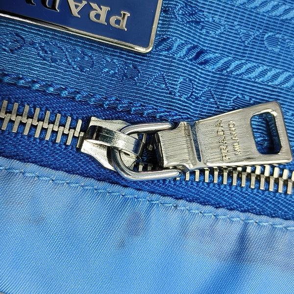 Nylon Tote Bag Blue