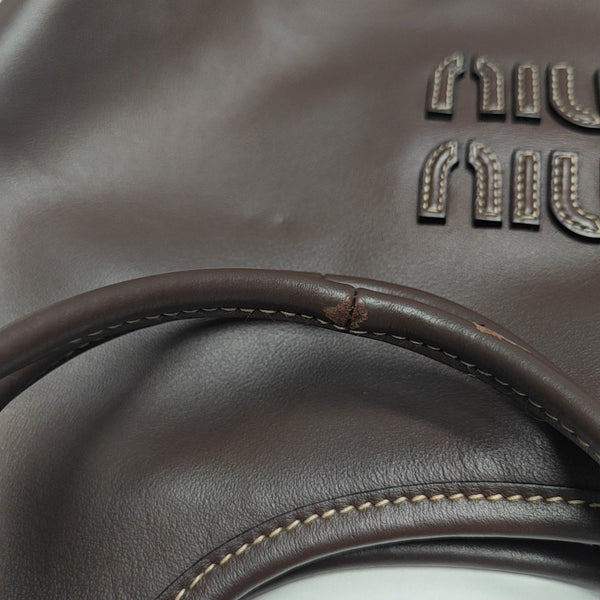 IVY Large Calfskin Brown