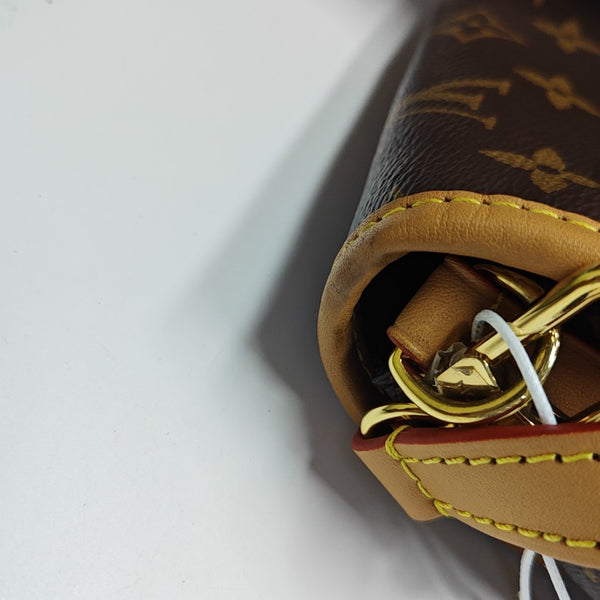 DIANE Monogram Coated Canvas Brown