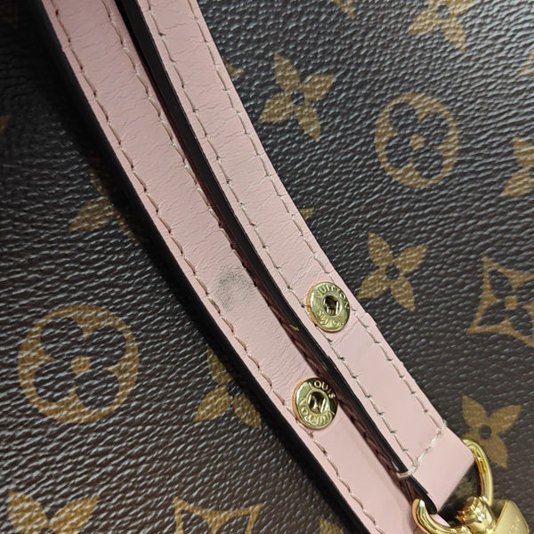 NÉONOÉ MM Monogram Coated Canvas Brown