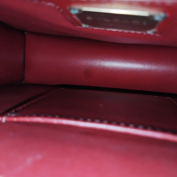 SERPENTI DIAMOND BLAST Small Quilted Calfskin Red