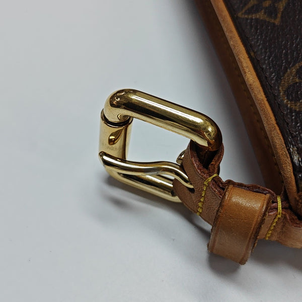 HUDSON GM Monogram Coated Canvas Brown