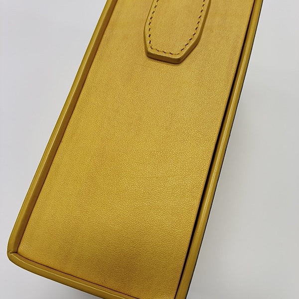 Calfskin Shoulder Bag Yellow