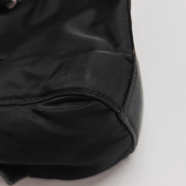 Nylon Shoulder Bag Black