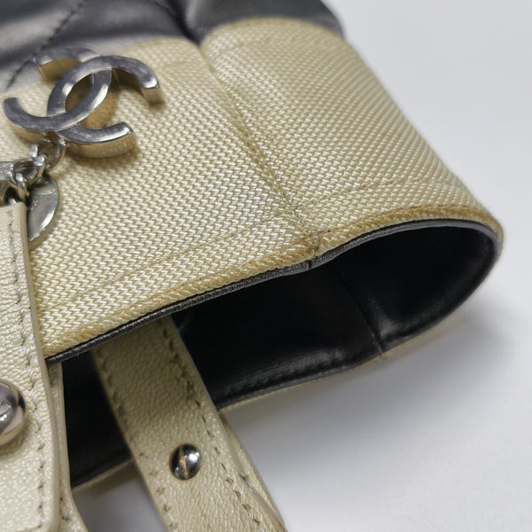 PARIS BIARRITZ Quilted Coated Canvas Gray