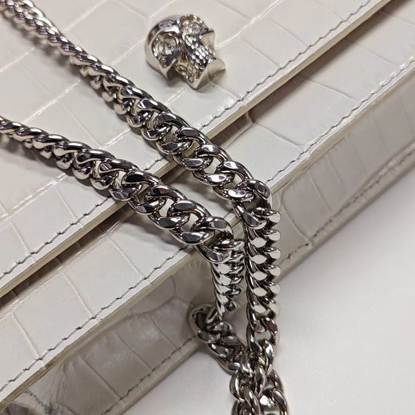 Calfskin Shoulder Bag White