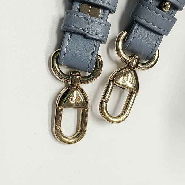Lady Dior Small Cannage Lambskin Blue