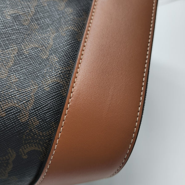 TRIOMPHE CANVAS Medium Coated Canvas Brown