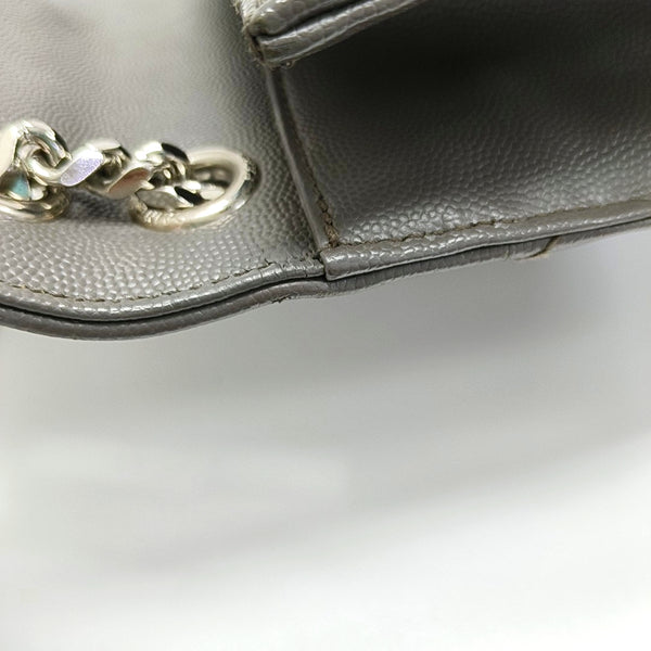 Authenticated pre-owned ENVELOPE Medium Quilted Calfskin Gray - Shoulder Bag at Looply
