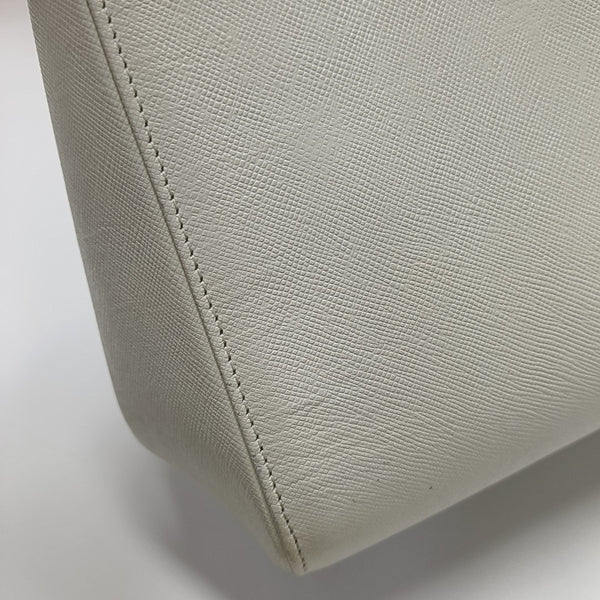 Calfskin Tote Bag Small White