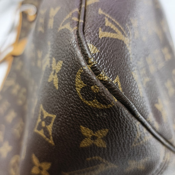 NEVERFULL GM Monogram Coated Canvas Brown