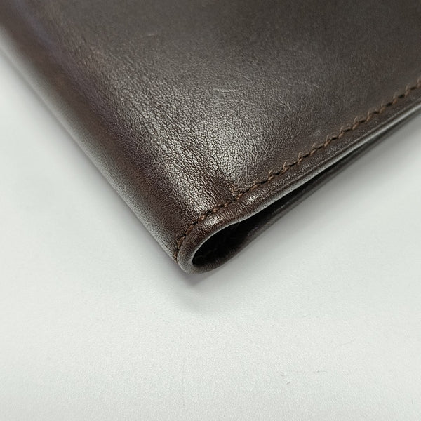 Calfskin Wallet Super Mini Brown