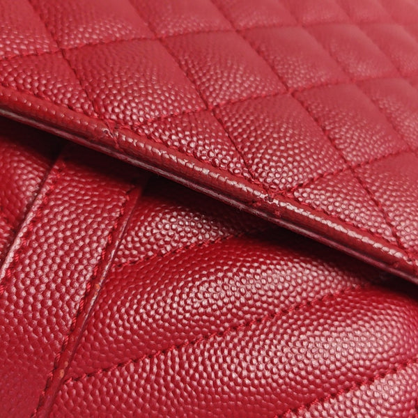 ENVELOPE Medium Quilted Calfskin Red