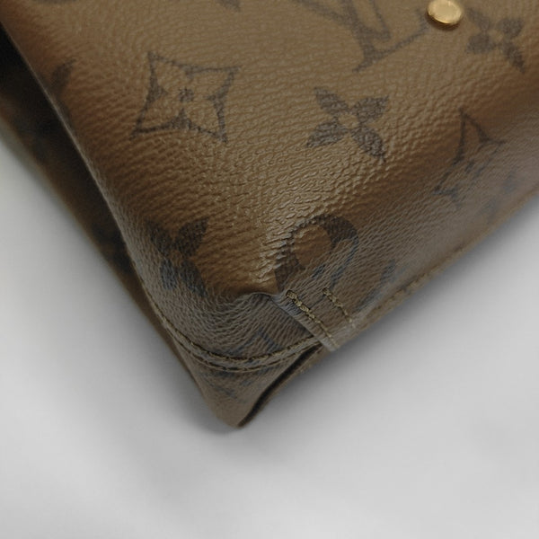 ATLANTIS BB Monogram Coated Canvas Brown