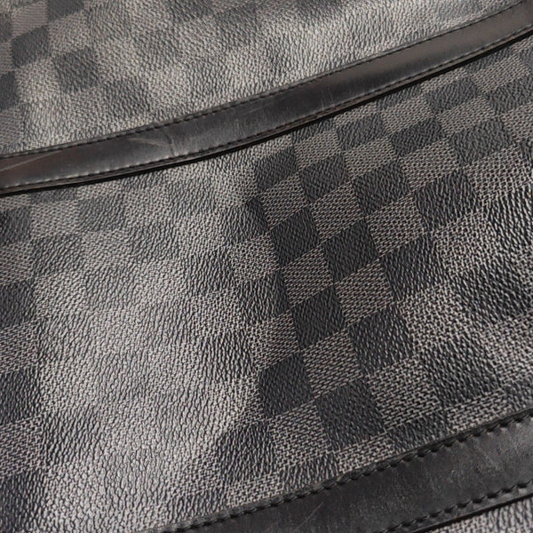 TADAO MM Damier Graphite Coated Canvas Gray
