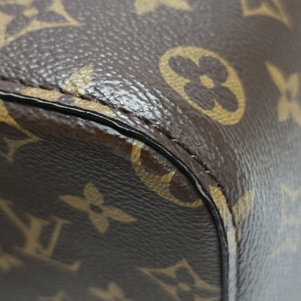 NÉONOÉ MM Monogram Coated Canvas Brown