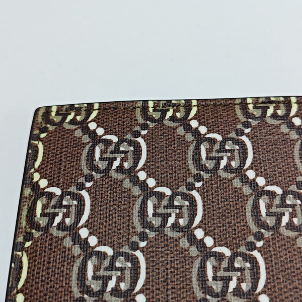 Monogram Coated Canvas Wallet Brown