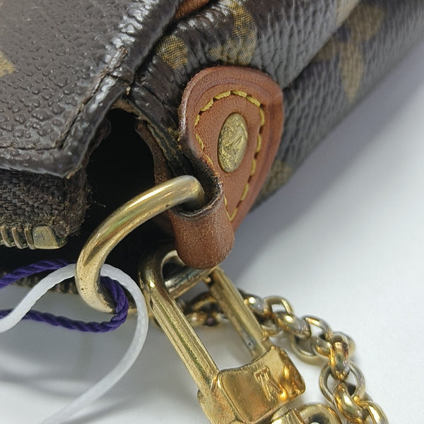 EVA Monogram Coated Canvas Brown
