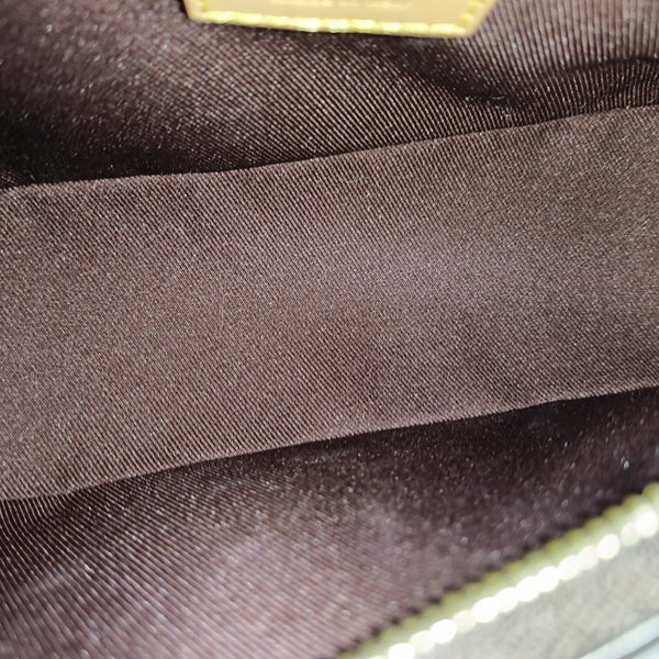 BOULOGNE Nano Monogram Coated Canvas Brown