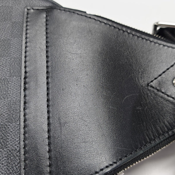 AVENUE Damier Graphite Coated Canvas Black
