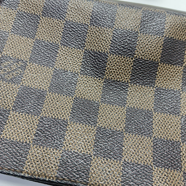 ACCESSOIRES Damier Ebene Coated Canvas Brown