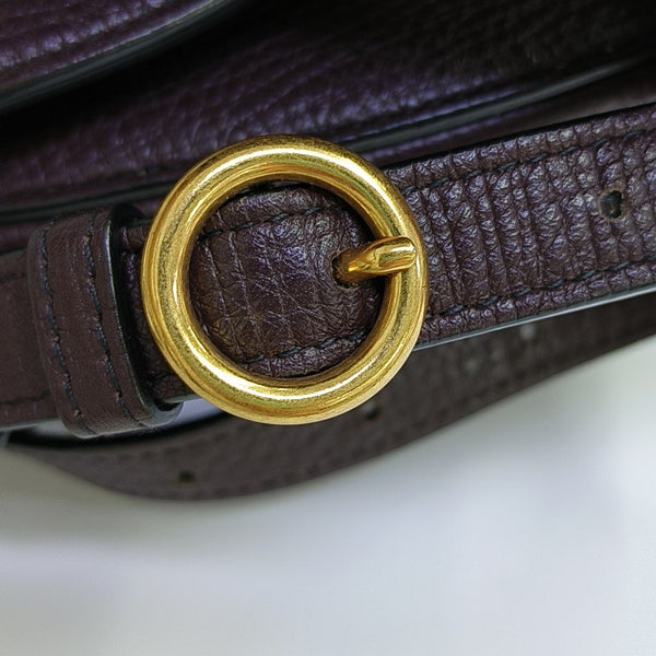 Calfskin Shoulder Bag Red