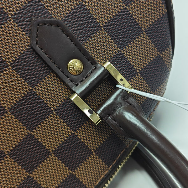 RIBERA MM Damier Ebene Coated Canvas Brown