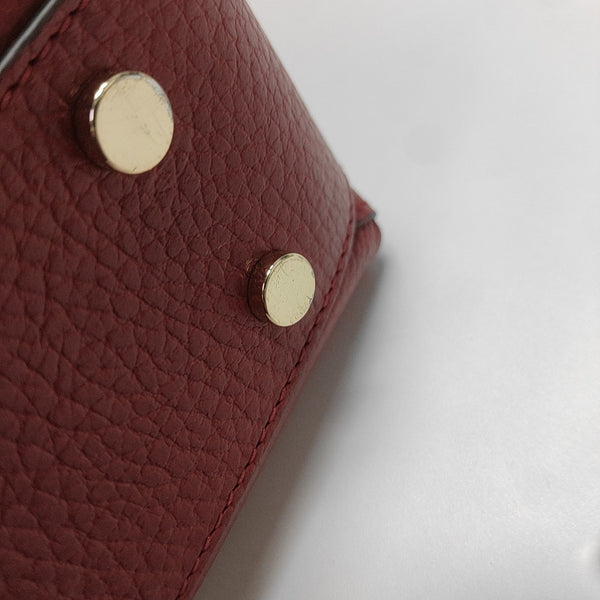 Interlocking G Large Calfskin Red