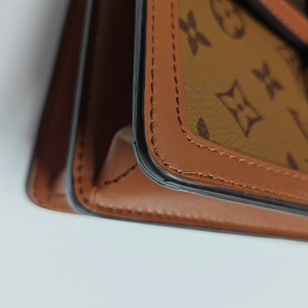 DAUPHINE MM Monogram Coated Canvas Brown
