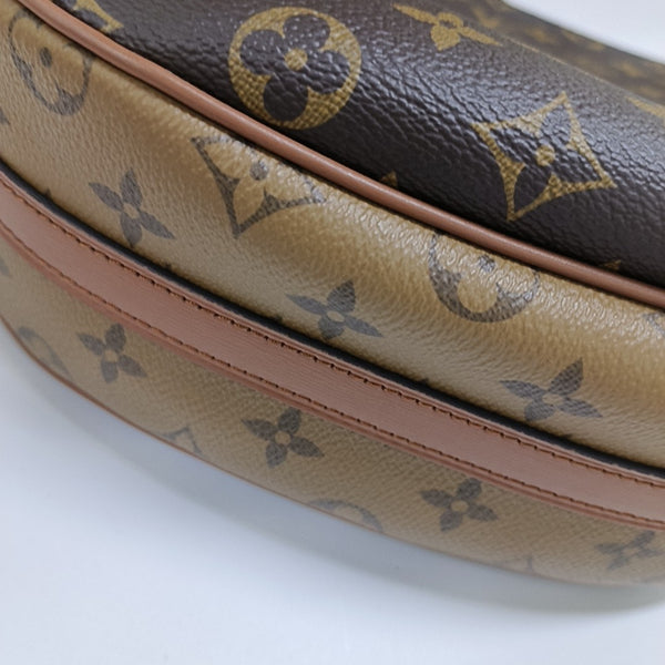 LOOP HOBO Monogram Coated Canvas Brown