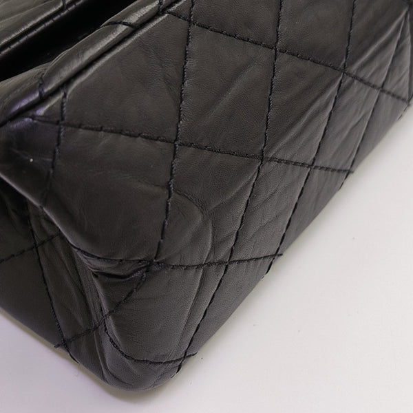 2.55 227 (jumbo) Quilted Calfskin Black