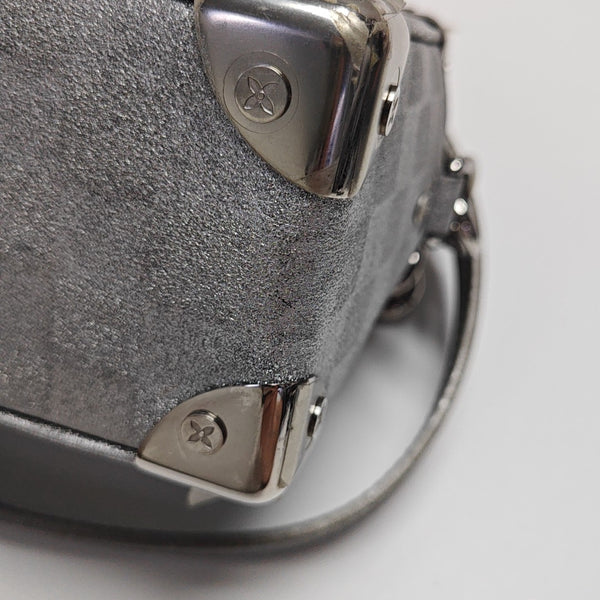 SOFT TRUNK Mini Damier Special Material Silver