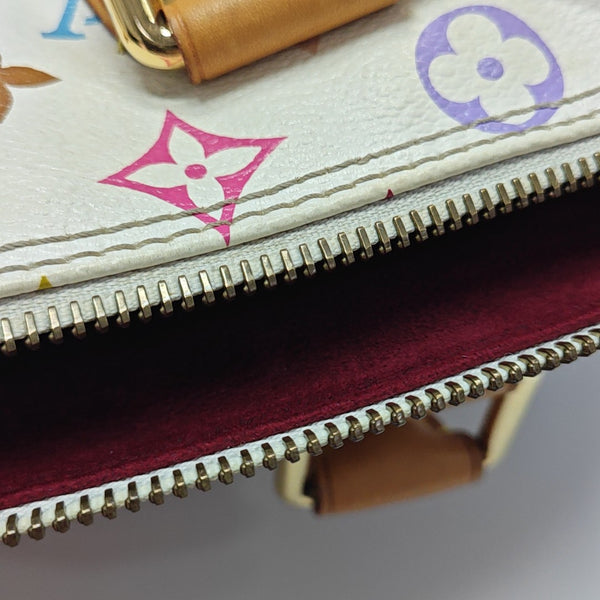 LV × TM SPEEDY 30 Monogram Coated Canvas White