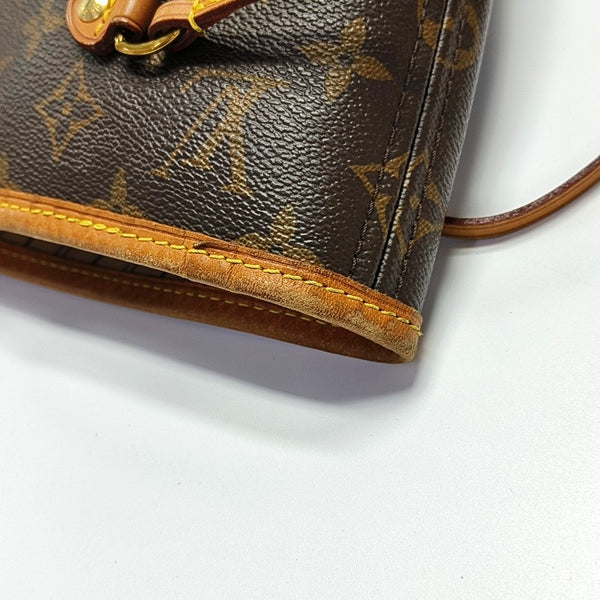 NEVERFULL MM Monogram Coated Canvas Brown