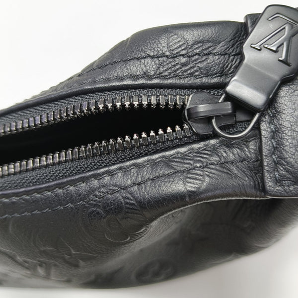 HAMAC PM Monogram Calfskin Black
