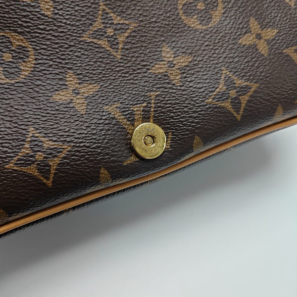 DIANE Monogram Coated Canvas Brown