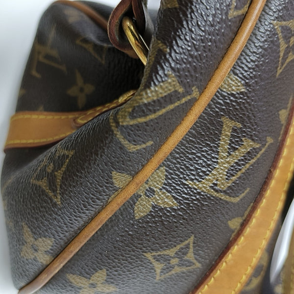 STRESA Monogram Coated Canvas Brown