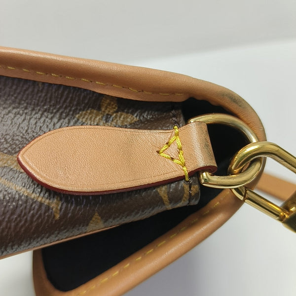 DIANE Monogram Coated Canvas Brown