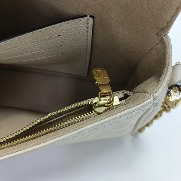 IVY Monogram Calfskin Beige