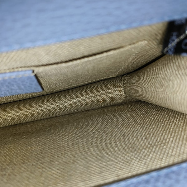 Interlocking G Small Calfskin Blue