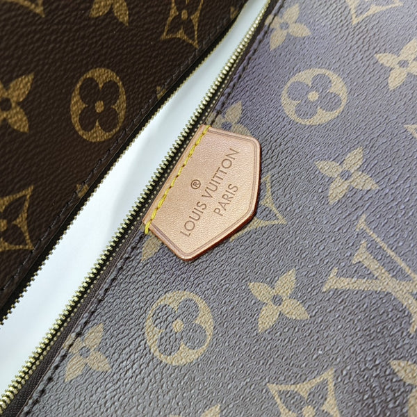 MULTI Monogram Coated Canvas Brown