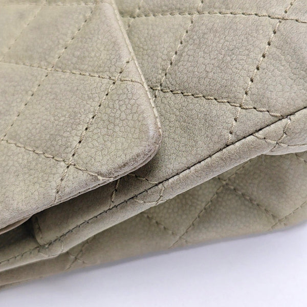 Authenticated pre-owned 2.55 Quilted Calfskin Green - Shoulder Bag at Looply