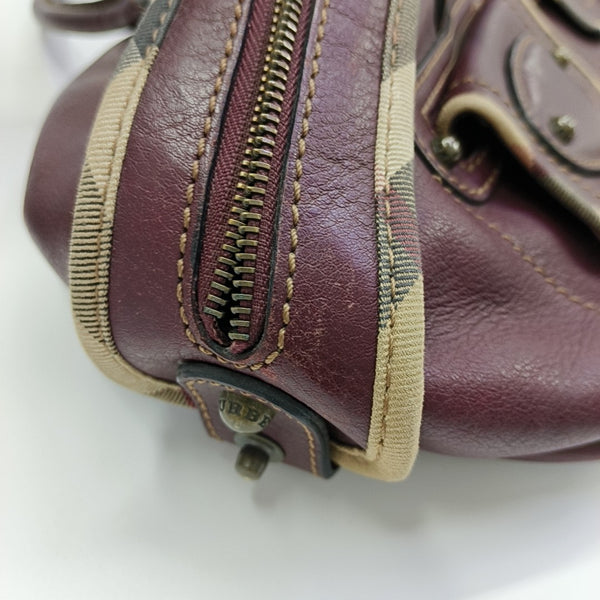 Calfskin Top Handle Bag Red