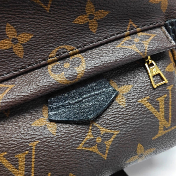 PALM SPRINGS Mini Monogram Coated Canvas Brown