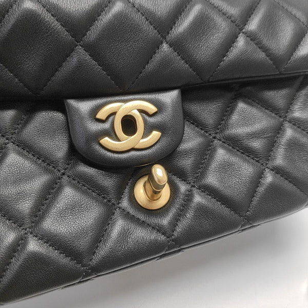 Quilted Lambskin Small Black